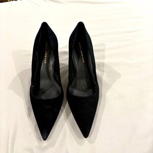 Good American Suede Black Pumps